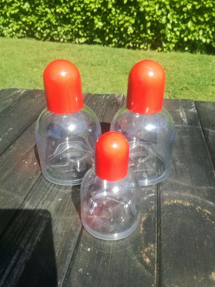 3 stk retro Bodum plastik flasker