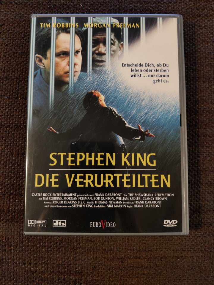 En verden udenfor, instruktør Stephen King, DVD