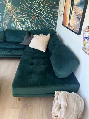 Hjørnesofa, velour