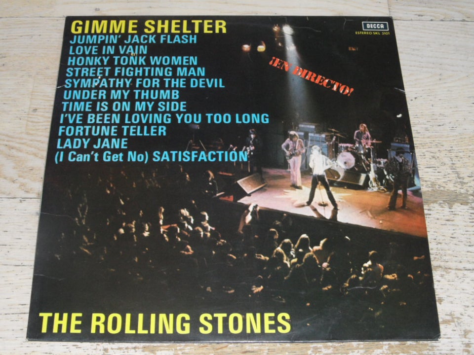 LP, THE ROLLING STONES , GIMME SHELTER