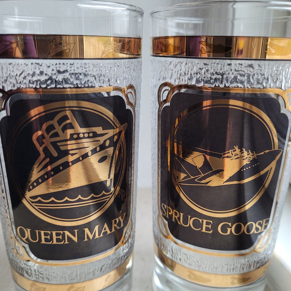 Cocktailglas Drinksglas, USA Queen Mary & Spruce Goose