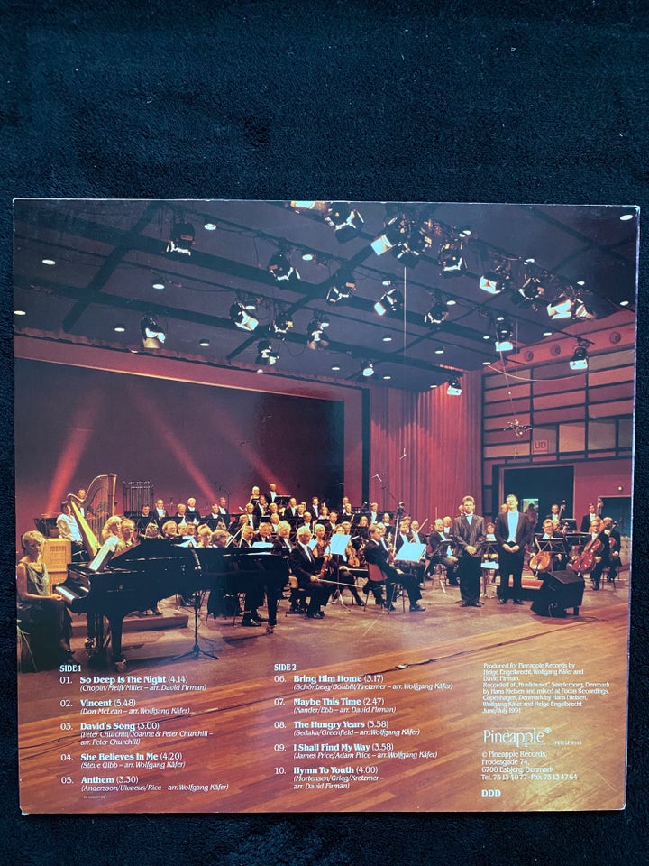 LP, Stig Rossen & Sønderjyllands symfoniorkester, Starry