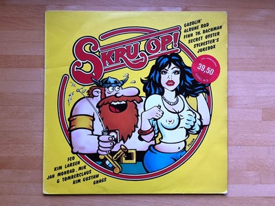 LP, Skru Op, compilation LP udgivet i 1975.
Genre: Rock, Pop
Stand vinyl: VG+, vinylen er renset i
p