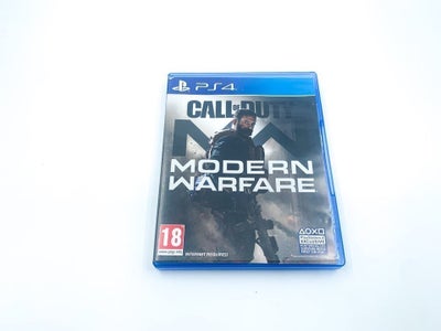 Call Of Duty Modern Warfare, PS4, Med super flot cd

Kan sendes med:
DAO for 42 kr.
GLS for 44 kr.