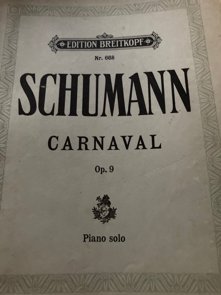 Gamle nodehæfter, Schumann