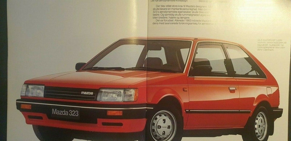 Brochure, Mazda 323