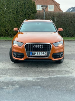 Audi Q3, 1,4 TFSi 150 S-tr., Benzin, aut. 2014, km 283000, orange, træk, klimaanlæg, aircondition, 5