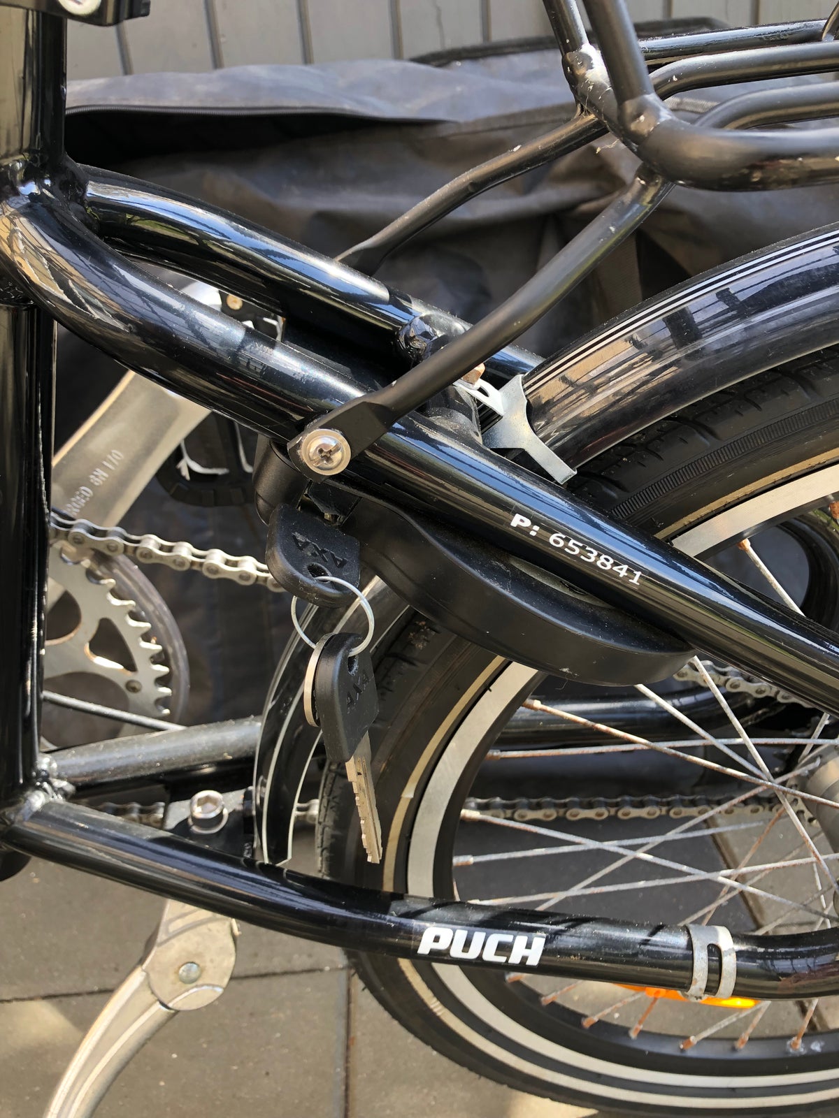 2 stk. velholdte Puch foldecykler i Aluminium m...