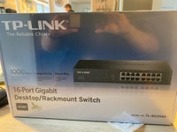 Switch, TO link 16 port gigabyte desktop rackmount switch