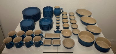 Keramik, Tallerkener, Skåle, Kopper m.m., Le Creuset, Marseilleblå, Le Creuset keramisk sæt i Marsei