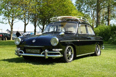 VW 1500 S, 1,5, Benzin, 1964, km 162000, sort, nysynet, 2-dørs, Klassisk VW 1964 Notchback 1500S - T