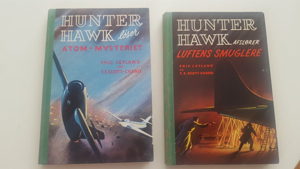5 Hunter Hawk bøger, Eric Leyland og T.E. Scott-Chard,