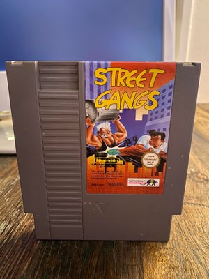 Street Gangs, NES, Spillet er testet til opstart. Fast pris, bud besvares ikke. Evt forsendelse 49 k
