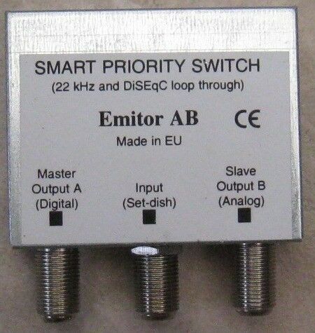 Smart Priority Switch, Emitor AB, Digital/Analog