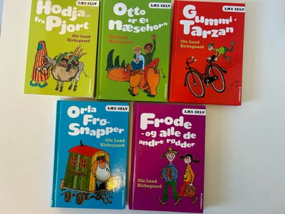 Otto er et næsehorn, Gummitarzan mv., Ole Lund Kirkegård, 5 skønne læs selv bøger. Ole Lund Kirkegår