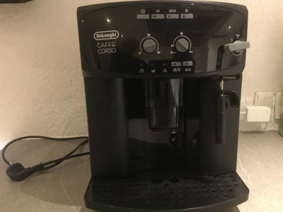 Espressomaskine, Delonghi ESAM 2600, Næsten ubrugt.