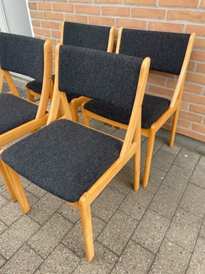 Anden arkitekt, stol, T.S.M.  Made in Denmark, 4 super fine spisebordstole, meget velholdte 
Fra røg