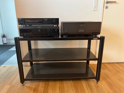 Tilbehør, Soundstyle, Perfekt, Hi-Fi rack, højde mellem hylder 23 cm. Står solidt på justerbare spik