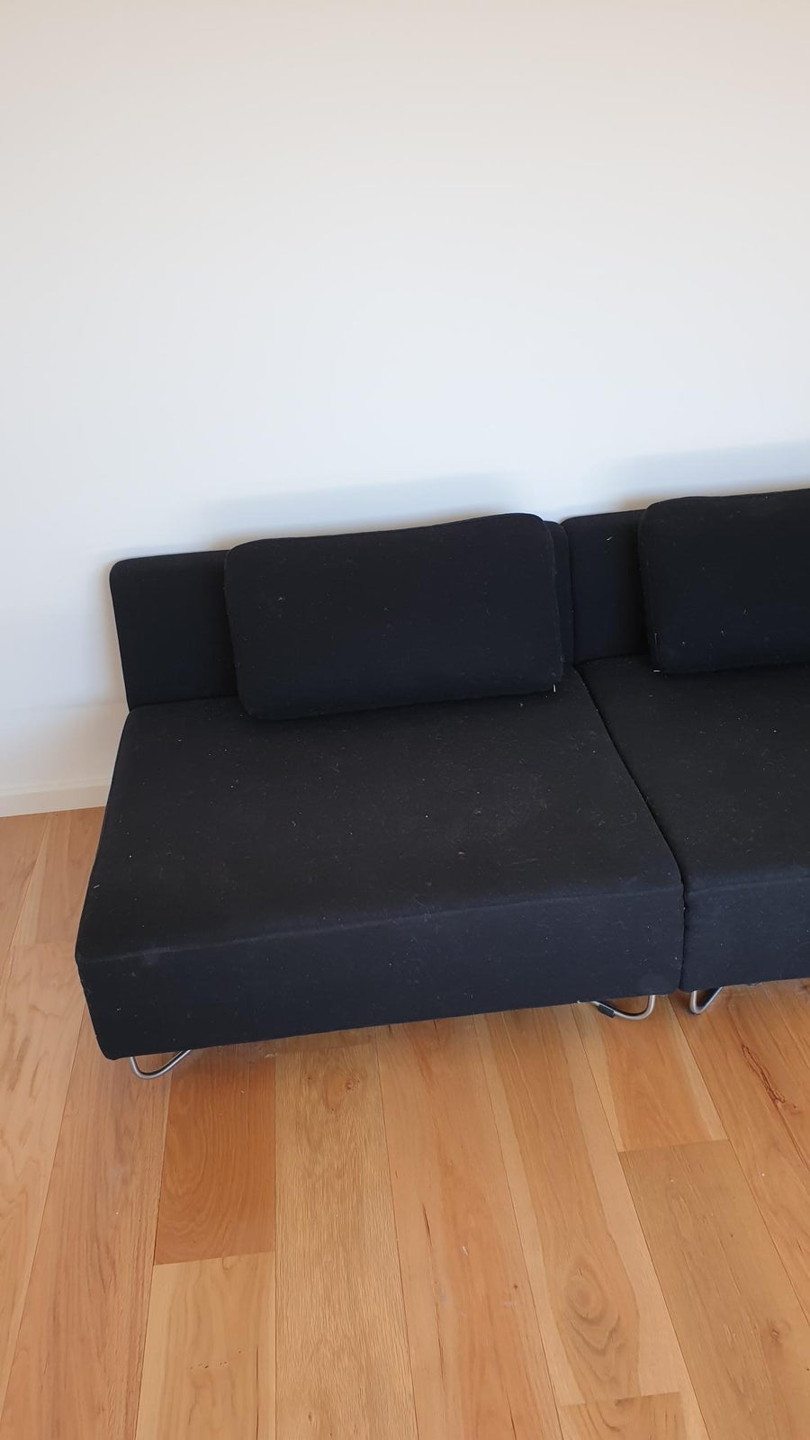 Smuk Design Sofa, Sort Kvalitets Uld, Bolia