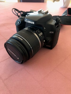 Canon, Perfekt, Mærke
Canon Model EOS 1000D
spejlrefleks
Opløsning (megapixels) 10
Optisk zoom  18-5
