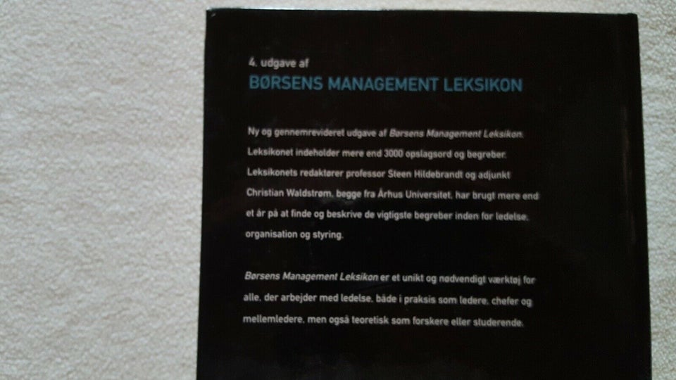 Management Leksikon, Steen Hildebrandt og Christian
