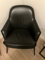 Loungestol, læder, Wendelbo Hug Chair