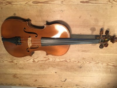 Violin hel, Copié de Stradivari Steafivari, Fransk atelier violin i perfekt spilleklar stand vil bue