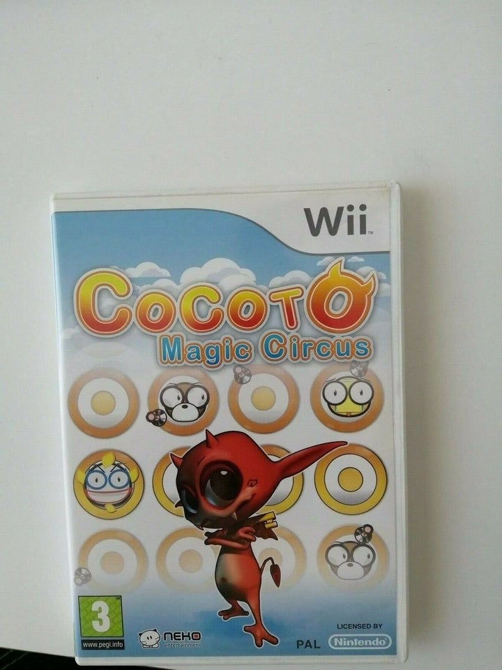 kan ikke se skuffet krystal Cocoto Magic Circus, Nintendo Wii, anden genre – dba.dk – Køb og Salg af  Nyt og Brugt