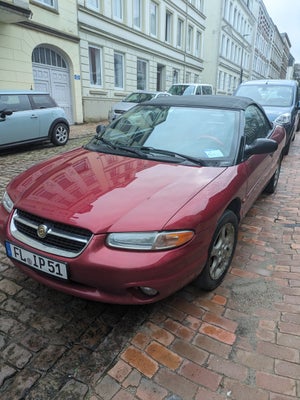 Chrysler Stratus, 2,5 LX Convertible, Benzin, 1998, km 285000, rød, 2-dørs, uden afgift, Tysk indreg