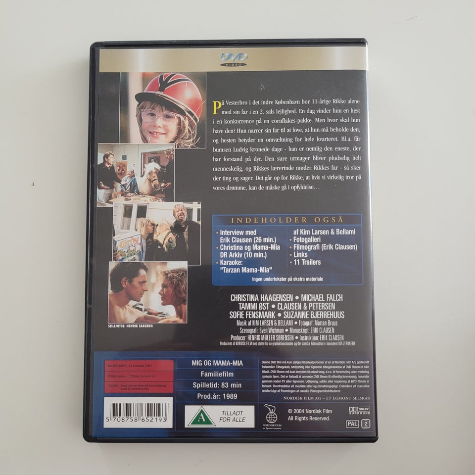 Mig og mama Mia, DVD, familiefilm