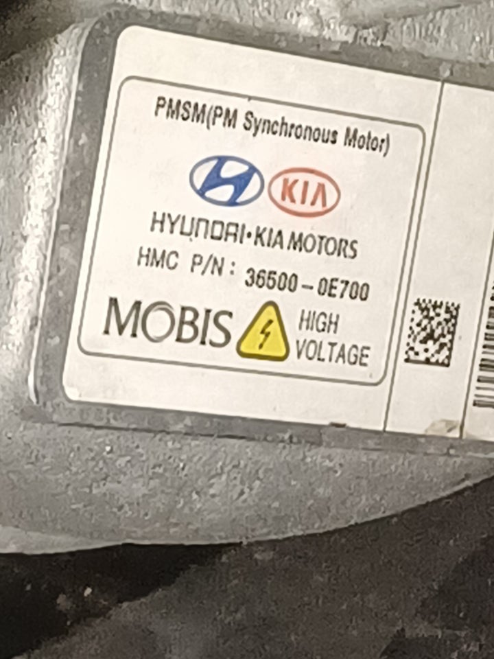 Motor, Hyundai Kona electric, årg. 2019