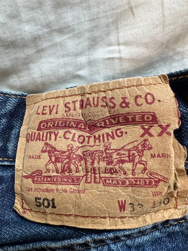 Jeans, Levis 501 str. 33/30, str. 32