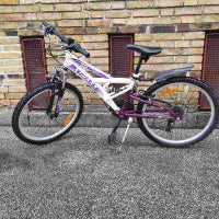 Pigecykel, mountainbike, 24 tommer hjul