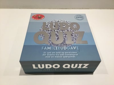 Ludo Quiz Familieudgave, brætspil, Komplet og helt som nyt. Her i den nyeste udgave
Se billeder for 