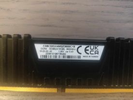 Corsair Vengeance LPX Black DDR4 3600MHz 2x32GB, DDR4