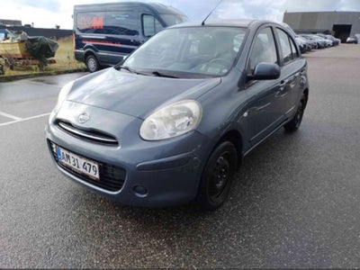 Nissan Micra, 1,2 Dig-S 98 Acenta CVT, Benzin, 2012, km 124000, klimaanlæg, aircondition, ABS, airba