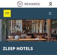 Gavekort til Zleep Hotels, 1 overnatning med mo...