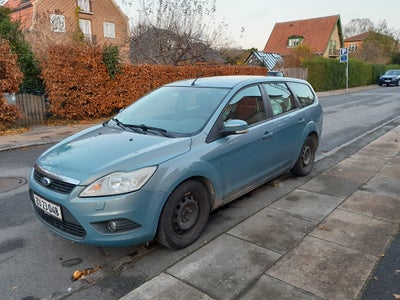 Ford Focus, 1,6 Trend stc., Benzin, 2008, km 315000, lysblå, træk, nysynet, aircondition, ABS, airba