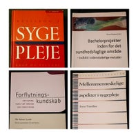 Studiebøger - Sygeplejerske, samlet pris 4 bøger, emne: