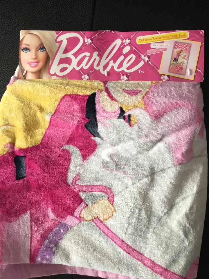 Håndklæde, Barbie Håndklæde, Barbie