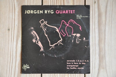 EP, Jørgen Ryg Quartet, Metronome MEP 120, 1955. Spiller fint med lidt knas. Sælges helst ved afhent