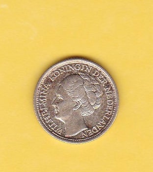 Andet land, mønter, (273) Surinam 10 Cent sølv