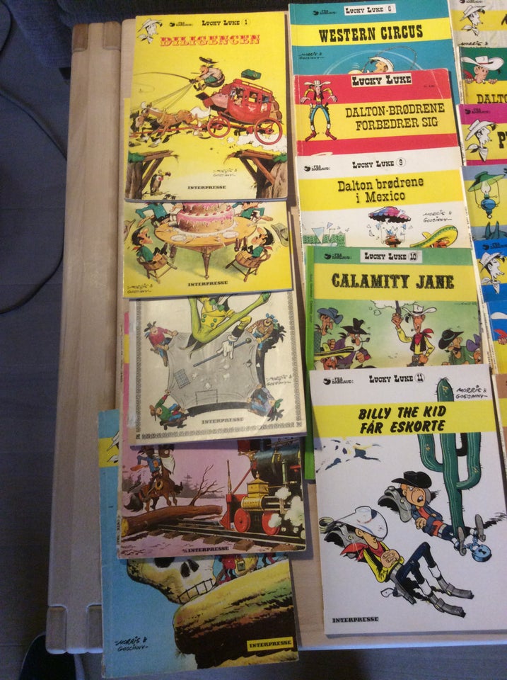 Lucky Luke 50 stk, Tegneserie