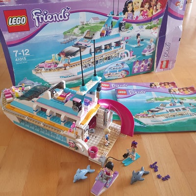 Lego Friends, 41015, Lego Friends 41015 Delfinbåden
Pæn og velholdt. Alle dele er med. Samlevejledni