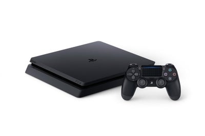 Playstation 4, Playstation 4 Slim 1 TB med 3 controllere og spil, Perfekt, PlayStation 4 Slim 1TB sæ