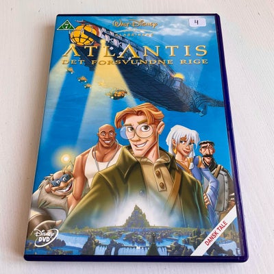 Disney Klassikere 40: Atlantis - Det Forsvundne Ri, DVD, tegnefilm, Sælger denne Disney Klassikere 4