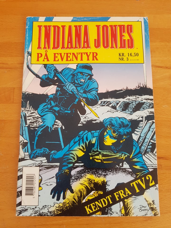 Indiana Jones på eventyr 3, Dan Barry, Tegneserie