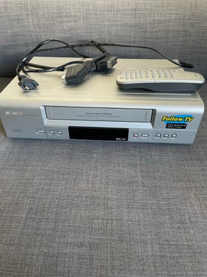 VHS videomaskine, Philips, VR 540, God, VHS videomaskine med fjernbetjening og 1 scartstik
Afhentnin
