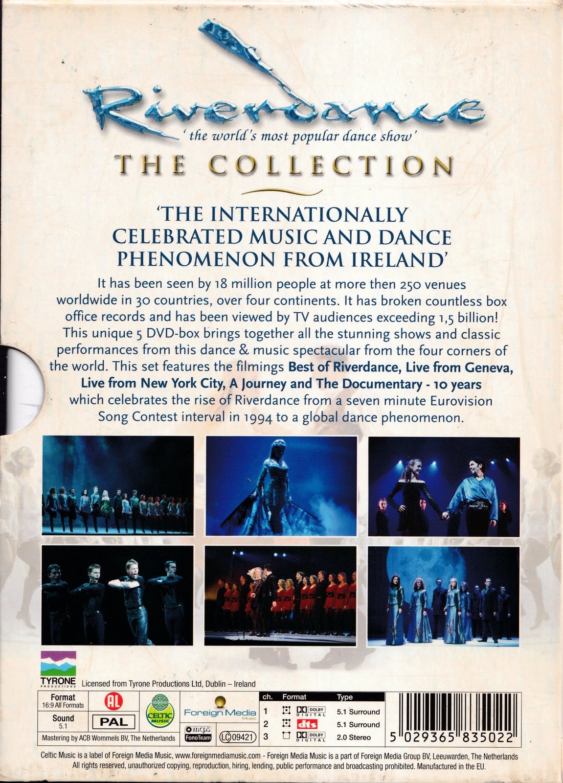 Riverdance - The Collection (5-disc), DVD, andet