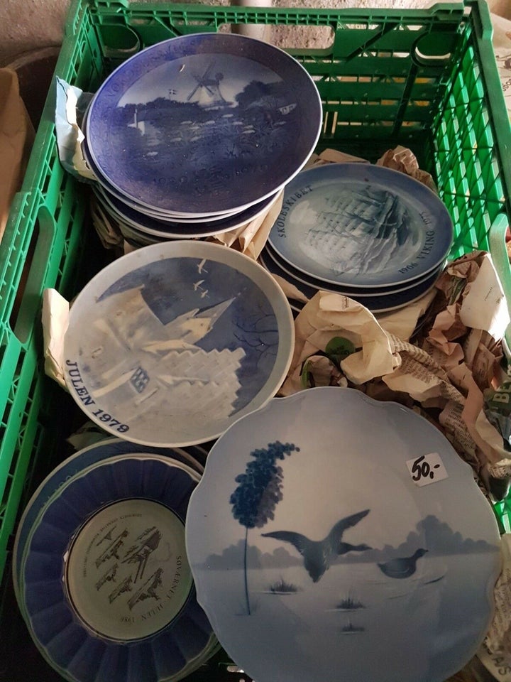 Platter, porcelænkopper mv., Wiinblad